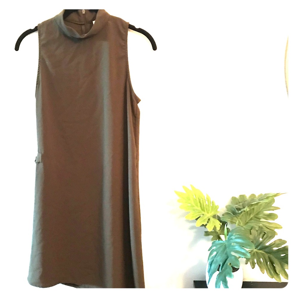 Olive green sleeveless dress size small